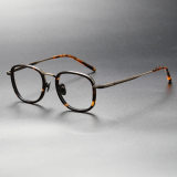 Titanium Eyeglasses LE0269_Tortoise & Bronze