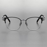 Titanium Eyeglasses LE0272_Black & Silver