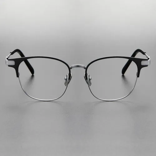 Titanium Eyeglasses LE0272_Black & Silver