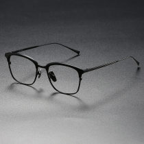 Acetate & Titanium Eyeglasses LE0271_Black