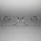 Titanium Eyeglasses LE0267_Black & Gold