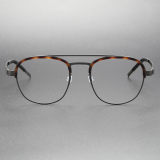 Titanium & TR Eyeglasses LE0260_Gunmetal & Tortoise