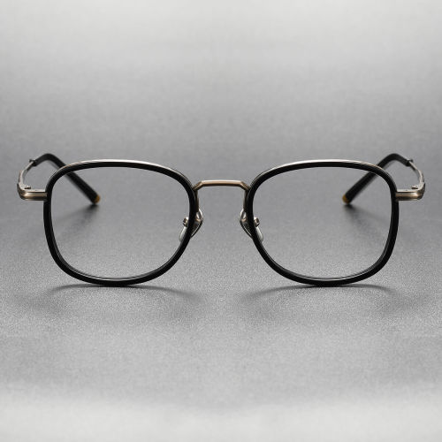 Titanium Eyeglasses LE0269_Black & Bronze
