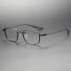 Rectangle Titanium Eyeglasses Frame LE0266_Black