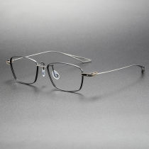 Titanium Eyeglasses LE0267_Black & Gold