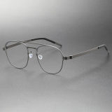 Titanium & TR Eyeglasses LE0260_Gunmetal & Gray