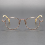 Titanium Eyeglasses LE0165_Rose Gold