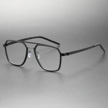 Titanium & TR Eyeglasses LE0253_Black Titanium & TR Eyeglasses LE0253_Black