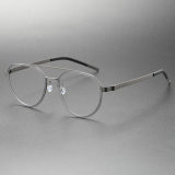 Titanium & TR Eyeglasses LE0251_Gunmetal & Gray