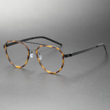 Titanium & TR Eyeglasses LE0251_Tortoise & Black