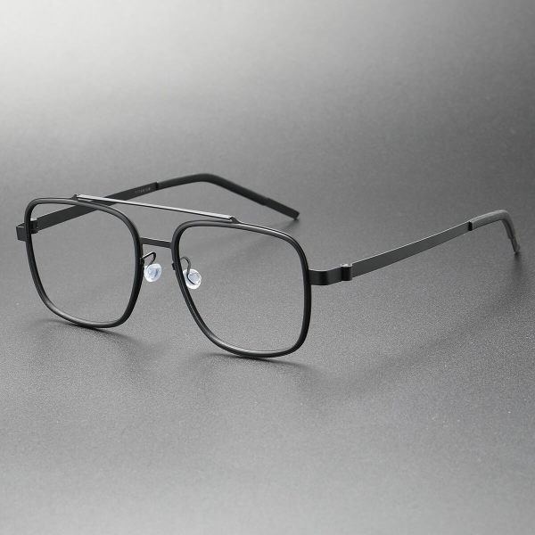 Titanium & TR Eyeglasses LE0250_Black