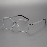 Titanium Eyeglasses LE0215_Silver