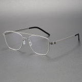 Titanium Eyeglasses LE0214_Silver
