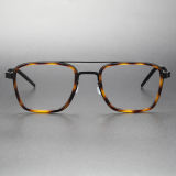 Titanium & TR Eyeglasses LE0245_Tortoise & Black