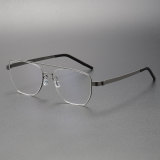 Titanium Eyeglasses LE0214_Gunmetal
