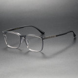 Acetate & Titanium Eyeglasses LE0216_Light Gray