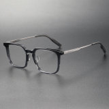 Acetate & Titanium Eyeglasses LE0236_Gray