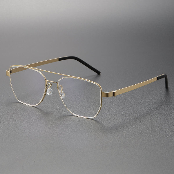 Titanium Eyeglasses LE0214_Gold