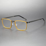 Titanium & TR Eyeglasses LE0246_Brown & Gunmetal