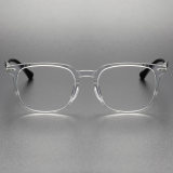 Acetate & Titanium Eyeglasses LE0225_Clear