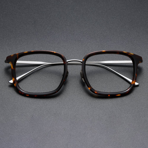 Acetate & Titanium Eyeglasses LE0204_Tortoise