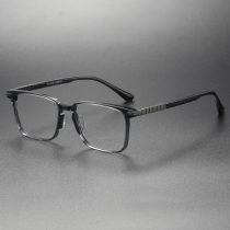 Acetate & Titanium Eyeglasses LE0209_Gray