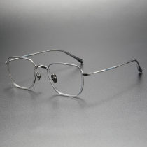 Acetate & Titanium Eyeglasses LE0191_Gunmetal & Gray