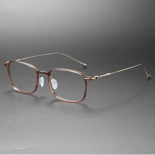 ULTEM & Titanium Eyeglasses LE0198_Clear & Brown