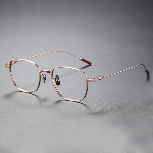 Titanium Eyeglasses LE0140_Rose Gold