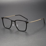 Titanium & Nylon Eyeglasses LE0126_Black & Gold