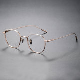 Titanium Eyeglasses LE0137_Rose Gold