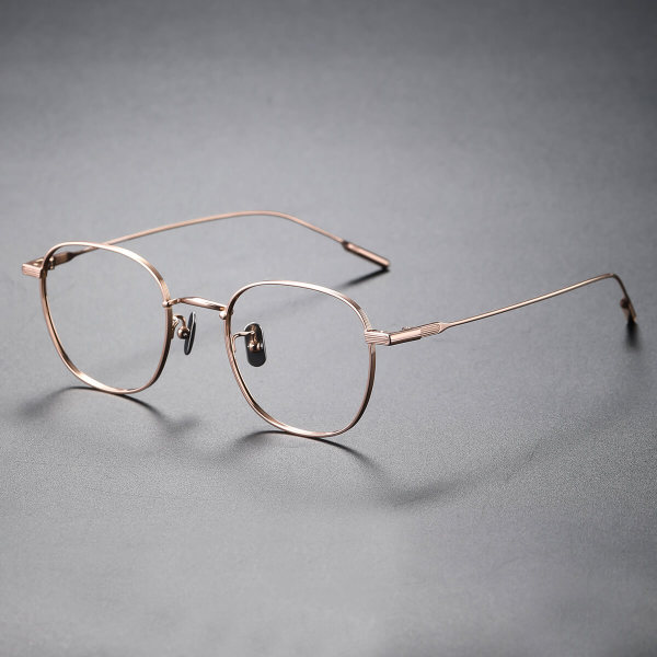 Titanium Eyeglasses LE0137_Rose Gold