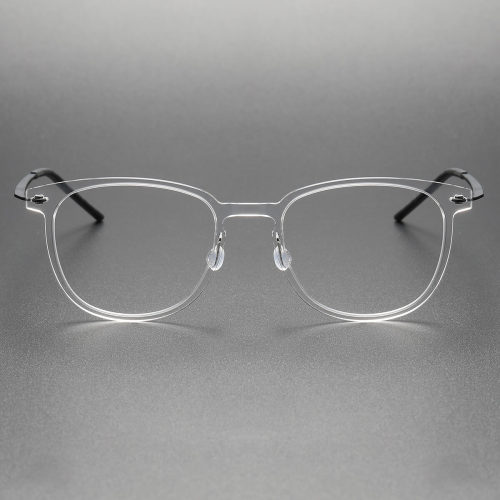 Titanium & Nylon Eyeglasses LE0125_Clear