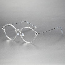 Titanium & Nylon Eyeglasses LE0127_Clear