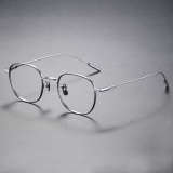 Titanium Eyeglasses LE0137_Black & Silver