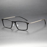 Titanium & Nylon Eyeglasses LE0124_Black & Gold