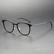 Titanium & Nylon Eyeglasses LE0125_Gloss Black Titanium & Nylon Eyeglasses LE0125_Gloss Black