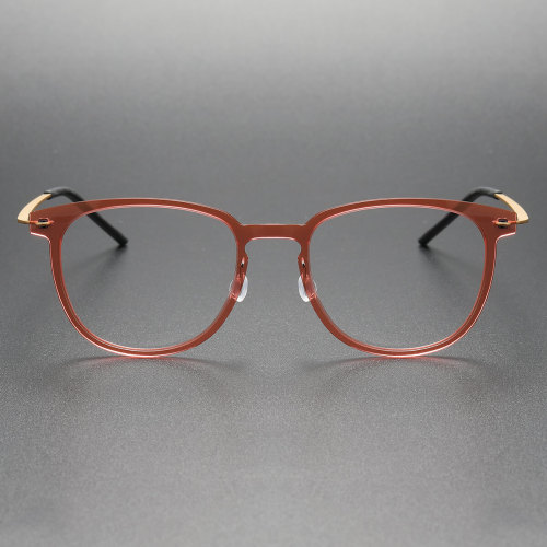 Titanium & Nylon Eyeglasses LE0125_Sheer Pink