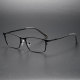 Premium Progressive Glasses - Rectangle Titanium Eyeglasses Frame LE0157_Black