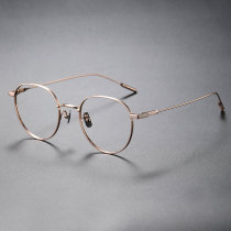 Titanium Eyeglasses LE0142_Rose Gold