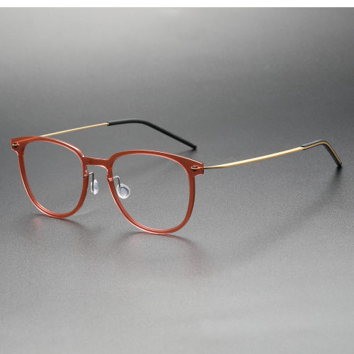 Titanium & Nylon Eyeglasses LE0125_Sheer Pink