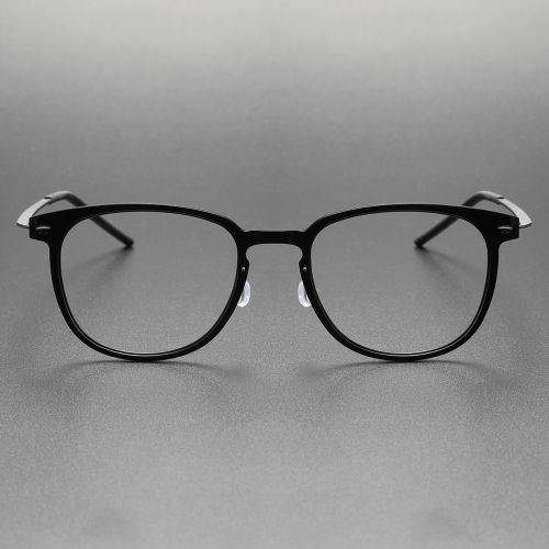 Titanium & Nylon Eyeglasses LE0125_Black