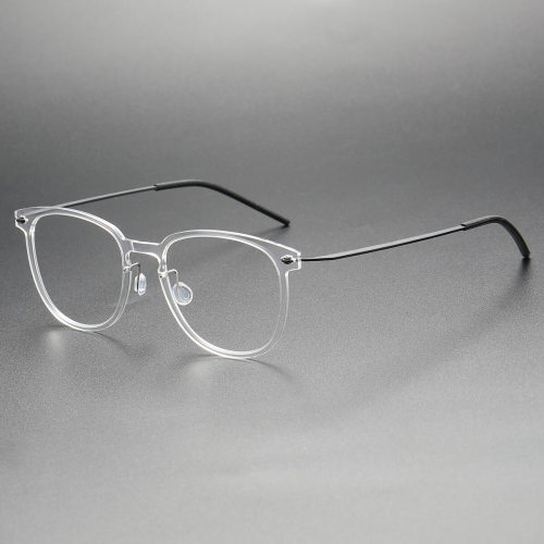 Titanium & Nylon Eyeglasses LE0125_Clear