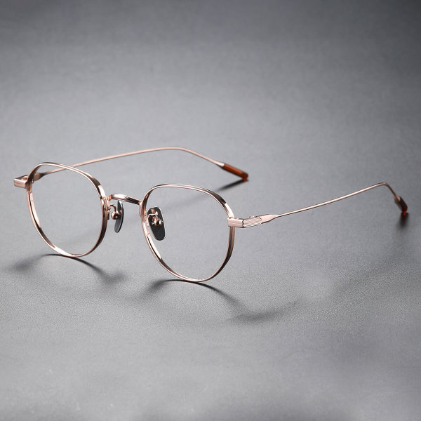Titanium Eyeglasses LE0138_Rose Gold