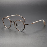 Titanium Eyeglasses LE0162_Bronze & Black