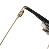 Acetate & Titanium Eyeglasses LE0168_Black & Gold