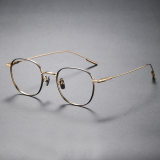 Titanium Eyeglasses LE0137_Black & Gold