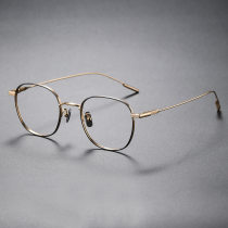 Titanium Eyeglasses LE0137_Black & Gold