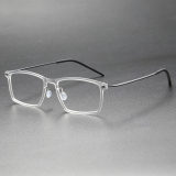 Titanium & Nylon Eyeglasses LE0124_Clear