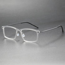Titanium & Nylon Eyeglasses LE0124_Clear